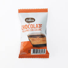CHOCOLATE RELLENO DE LUCUMA 1 UND LA PURITA