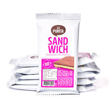 GALLETON DE AVENA Y CACAO RELLENAS DE VAINILLA 35G LA PURITA