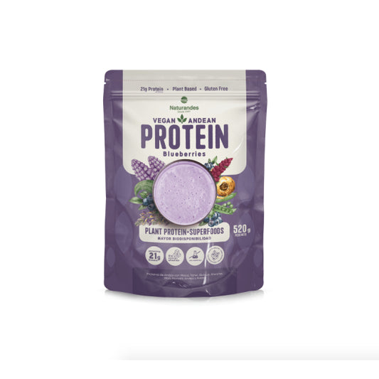 PROTEINA VEGANA BLUEBERRIES BOLSA 520GR NATURANDES