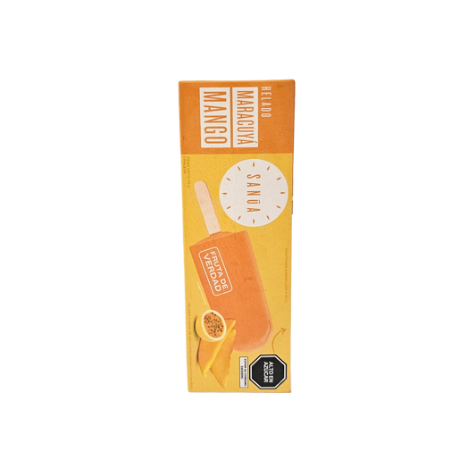 Paleta maracuya y mango Sanua