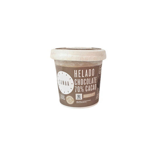 Helado 70% cacao 100g Sanua