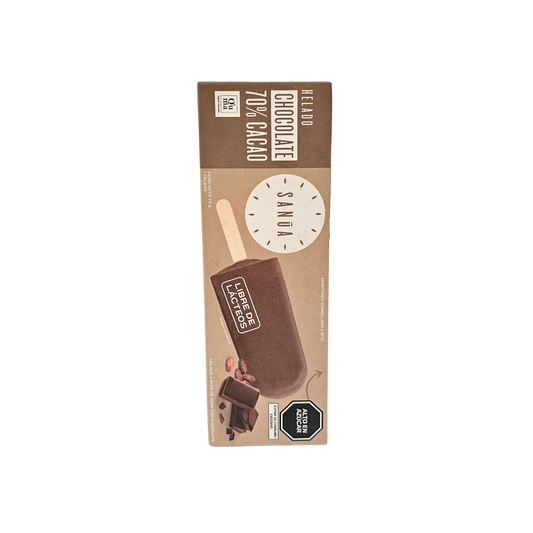 Helado 70% cacao Sanua