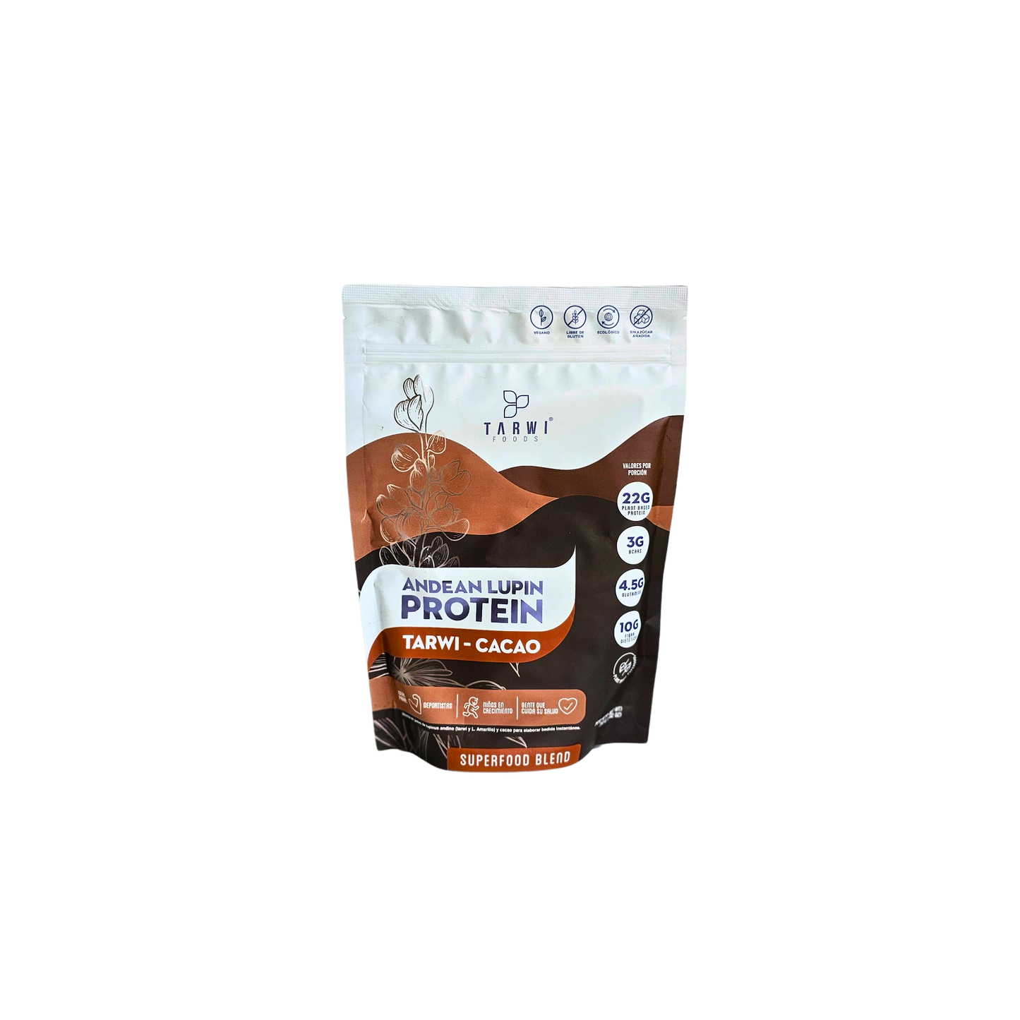 Andean lupin protein cacao 250g Tarwi Foods